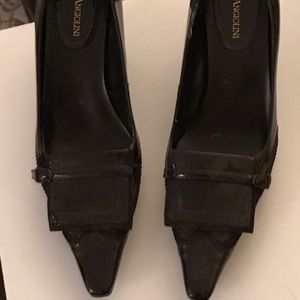 Enzo Angioloni dark brown heels 6M Brand new